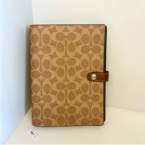 Coach Notebook In Signature Canvas
